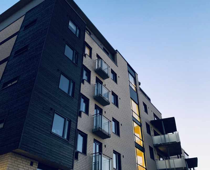 Modern apartment development